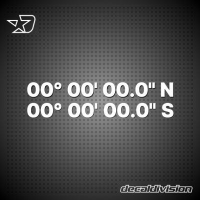 GPS Waypoint Stickers